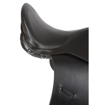 Selle mix équipée poney noire 16 pouces