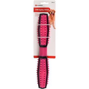 JOUET SPIKY BÂTON FUCHSIA 28 cm