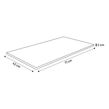 Plaid Medel + Fermeture éclair taille M - 71X42X2 cm