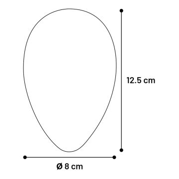 Jouet chien oeuf Ovo plastique S - Diam 8 x 12.5 cm