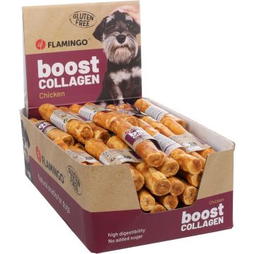 Friandises boost bâton avec poulet et collagène