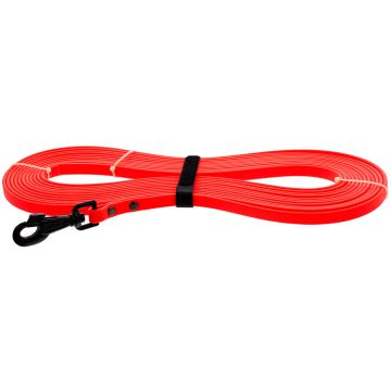 Longe XTREME FIRST sangle Plate PVC 13mm Orange