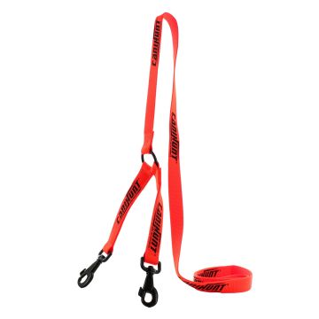 Laisse doubleur HUNTER FIRST orange 150cm