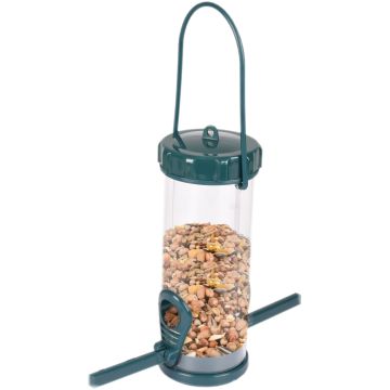 Mangeoire Silo Oiseaux Graines Survival S Plastique 22,5x7,5x29.5CM